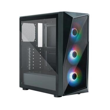 Imagem de Gabinete Cooler Master CMP520 Vidro 3 Fans Argb Preto
