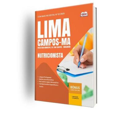 Imagem de Apostila Prefeitura de Lima Campos-MA - Nutricionista - Apostilas Opçã
