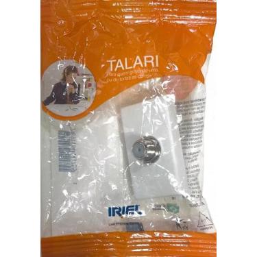Imagem de Módulo Tomada Para Cabo Coaxial TV Talari Iriel Branco