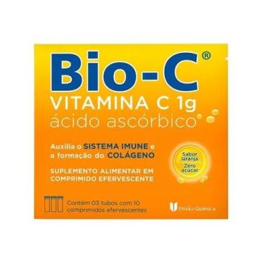Imagem de Suplemento Alimentar Bio-C 1g 30 Cpr - União Química - União Quimica