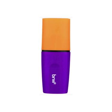 Imagem de Mini Marca Texto Neon com Cheiro Brw Cheiro Laranja e Roxo Compacto 1 Unidade Laranja