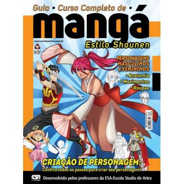 Imagem de Livro - Estilo Shounen - Curso Completo De Mangá