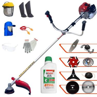 Imagem de Máquina de Cortar Grama Kawashima BCJ521-L 52cc 2,5HP Para Todos os Ti