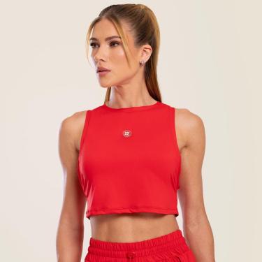 Imagem de Cropped Cavado Vivid Tecido Geladinho Donna Carioca-Feminino