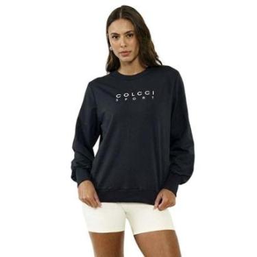 Imagem de Moletom Colcci Comfort Fit Preto Feminino-Feminino