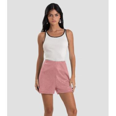Imagem de Shorts Feminino em Malha Lantejoula Dianna Unica, P, Unica