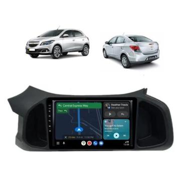 Imagem de Kit Multimídia Onix Prisma 2012 / 2016 LT LTZ 9 Pol Android Carplay 2/
