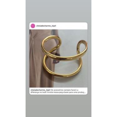 Imagem de Bracelete feminino dourada de ótima qualidade  - Cheia de charme 