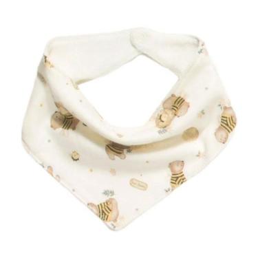 Imagem de Babador Bandana Atoalhado - Ursa Abelhinha - Mini & Co.