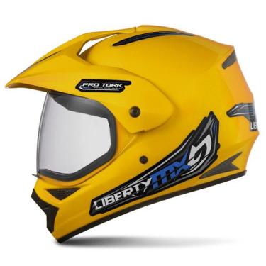 Imagem de Capacete De Moto Motocross Trilha Enduro Pro Tork Liberty Mx Vision Co