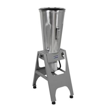 Imagem de Liquidificador Industrial 25 Litros Metvisa Basculante 1,5CV Cavalete 