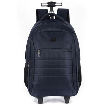 Imagem de Mochila com Rodinhas para Notebook 18 Polo King Chicago Poliester 20L Azul Masculina e Feminina