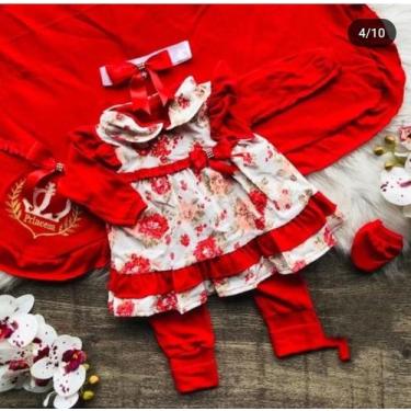 Imagem de Saida de maternidade - Ursinho Pimpão, Vermelho, tamanho unico
