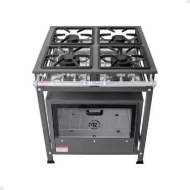 Imagem de Fogão a Gás Conjugado Standard 4 Bocas Baixa Pressão 30x30 com Forno P