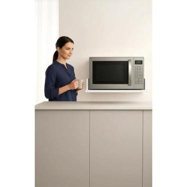 Imagem de Suporte Micro-ondas Forno Elétrico MDF 20kg Branco 21L - Congratulatio