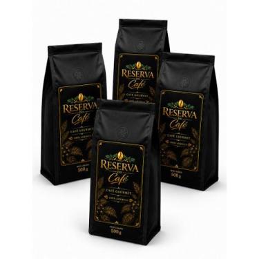 Imagem de Café Gourmet Reserva do Café 500g 100% Arábica Torrado em Grãos Premiu