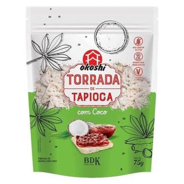 Imagem de Torrada de Tapioca com Coco Sem Glúten, Vegano Okoshi 75g