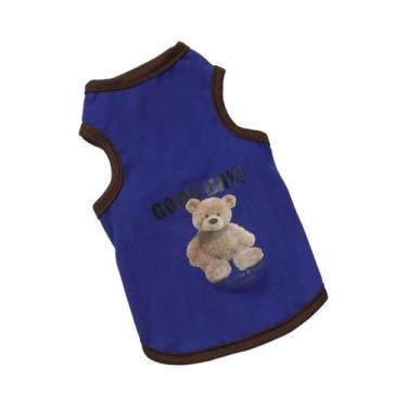 Imagem de Camiseta De Algodão Para Animais De Estimação Com Estampa De Urso Para