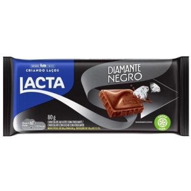 Imagem de Tablete de Chocolate Diamante Negro 80g - Lacta