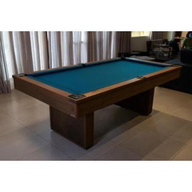 Imagem de Mesa de Sinuca - 2,20x1,20 - Nelson Bilhares, Azul petróleo
