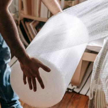 Imagem de Plástico Bolha Bobina 43cm X 100metros E-Commerce 25 micras - oem