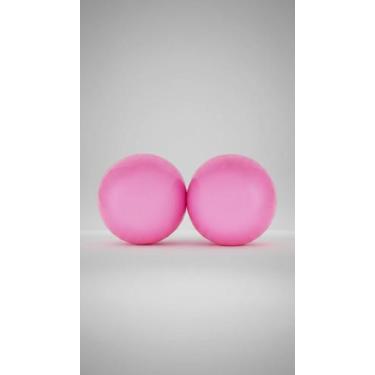 Imagem de Par Bolas Tonificadoras 1KG PVC Rosa - Congratulations Store