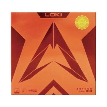 Imagem de Borracha De Tênis De Mesa LOKI ARTHUR CHINA Laranja Com Pinos Para Den