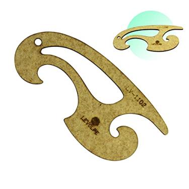 Imagem de Régua Curva Francesa 1102 Mdf Costura Modelista Patchwork