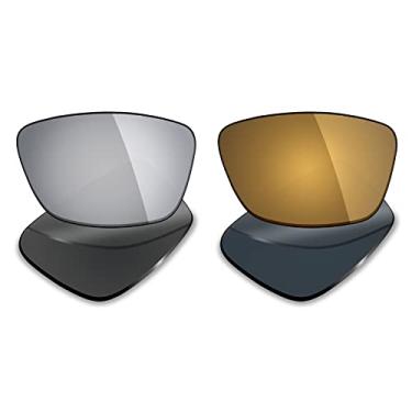 Imagem de 2 pares de lentes polarizadas de substituição para óculos de sol Oakley Conductor 6 – Opções