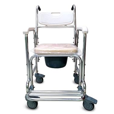 Imagem de Cadeira Sanitaria Ultralux MBA003ULTRA aluminio e roda Capac. 100kg