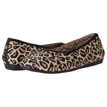 Imagem de Kenneth Cole Mocassim feminino Adria Knit Ballet, Leopardo, 36