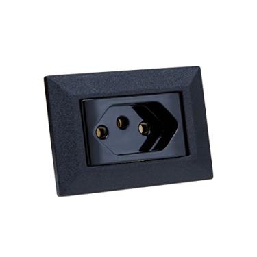 Imagem de Espelho de Tomada Simples Chanfrado com 1 Tomada 20A COR:BRANCO