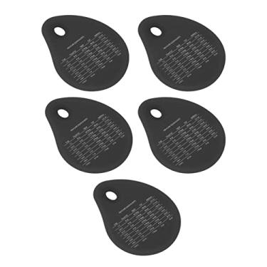 Imagem de Raspador de massa, raspador de bancada de silicone de 5 pe?as, raspador de bolo antiaderente integrado, raspador de panela de silicone premium, grau aliment¨ªcio ecologicamente correto(Black), ras