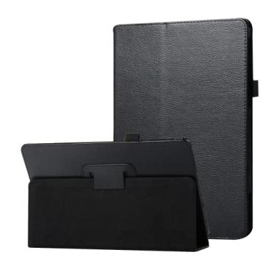 Imagem de ZiEuooo Linda capa protetora de poliuretano para tablet Samsung Galaxy Tab A 7.0 A 8.0 A 9.7 A 10.1 A 10.5 E 8.0 E 9.6 Tab 3 Lite Tab 4 S 2014 (preta, Tab A 10.5 2018 T590 T595)