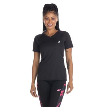 Imagem de Camiseta asics Manga Curta Basic Logo - Feminina