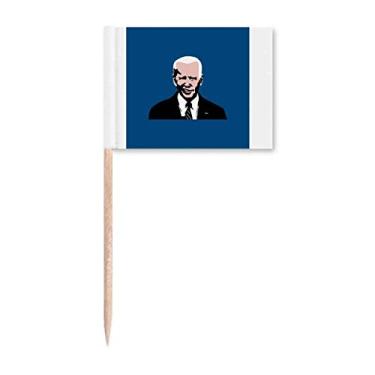 Imagem de Bandeira de palito de dente American USA President Scorn Contempt Topper Decoração de festa