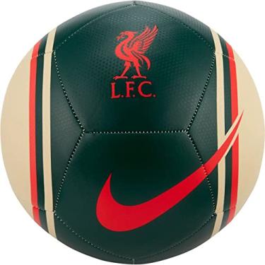 Imagem de BOLA FUTEBOL DE CAMPO LIVERPOOL NIKE PITCH - VERDE E BEGE