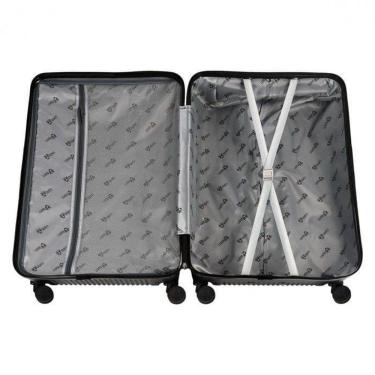 Imagem de Kit Mala De Viagem Abs Preta Quati Travel 3 Peças Qmvp