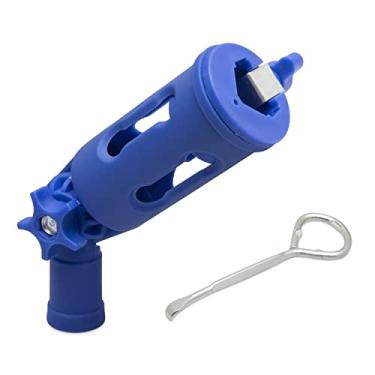 Imagem de DOBELIX Ferramenta extensora para pincéis e rolos - acessório de haste de extensão de vários ângulos - tetos altos, cantos, bordas - com chave de abridor de latas