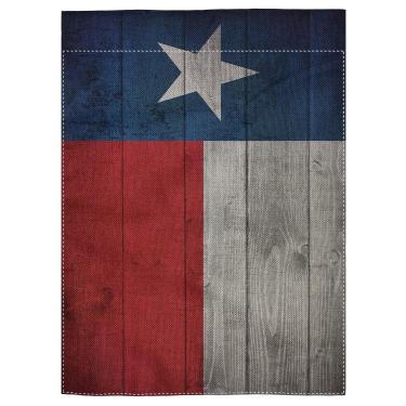 Imagem de Bandeira de jardim de estopa dupla face pingpi, bandeira de jardim decorativa do estado do Texas – resistente ao clima e com costura dupla – 32 x 45 cm