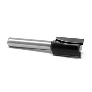 Imagem de WEN RB107FF Fresa reta de 1,27 cm (1/2") com ponta de carboneto de 2 flutes com haste de 6,5 mm (1/4") e comprimento de corte de 19 mm (3/4")