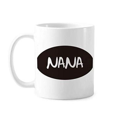 Imagem de Caneca de cerâmica para café e porcelana com estampa de presentes da vovó