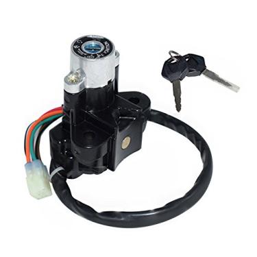Imagem de Interruptor de ignição de motocicleta com 2 chaves de bloqueio para Suzuki GSXR600 600 GSXR750 750 2004 2005