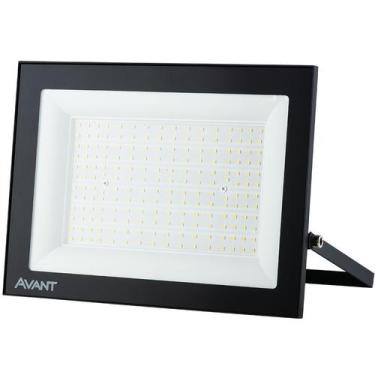 Imagem de Refletor Led Slim 200W Holofote 6500K Branco Frio Bivolt - Avant