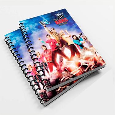Imagem de Caderno Universitário 96 Fls Serie Big Bang Theory