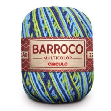 Imagem de Barbante Barroco Multicolor 200 Gramas Espessura Fio N 6 Circulo Matiz