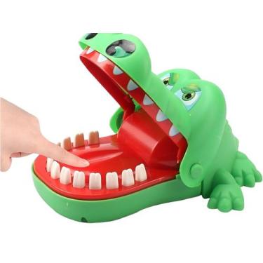 Jogos infantil Crocodilo Dentista Brinquedo Aperta Dente Crocodilo dentista  Jogo de Mesa Polibrinq em Promoção na Americanas