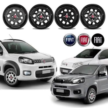 Imagem de Jogo calota Fiat Uno Attractive Vivace Way 11 15 17  Aro 13