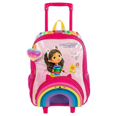 Imagem de Mochila de Rodinhas Sestini Gabby X Rainbow Colorido-Feminino