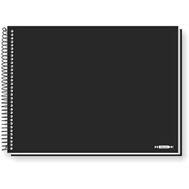 Imagem de Caderno de Desenho, Neutro Liso, Tamoio, 48 Folhas, Capa Dura, 275x200mm, Pacote com 4, Capas Sortidas